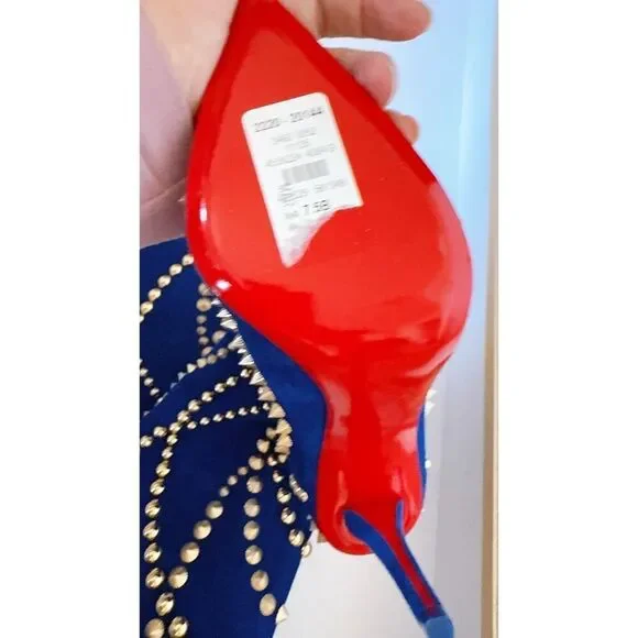 Christian Louboutin Astrilarge Botta Pika 100 Boots Galactiqueen 37.5EU/7.5US - Picture 8 of 12